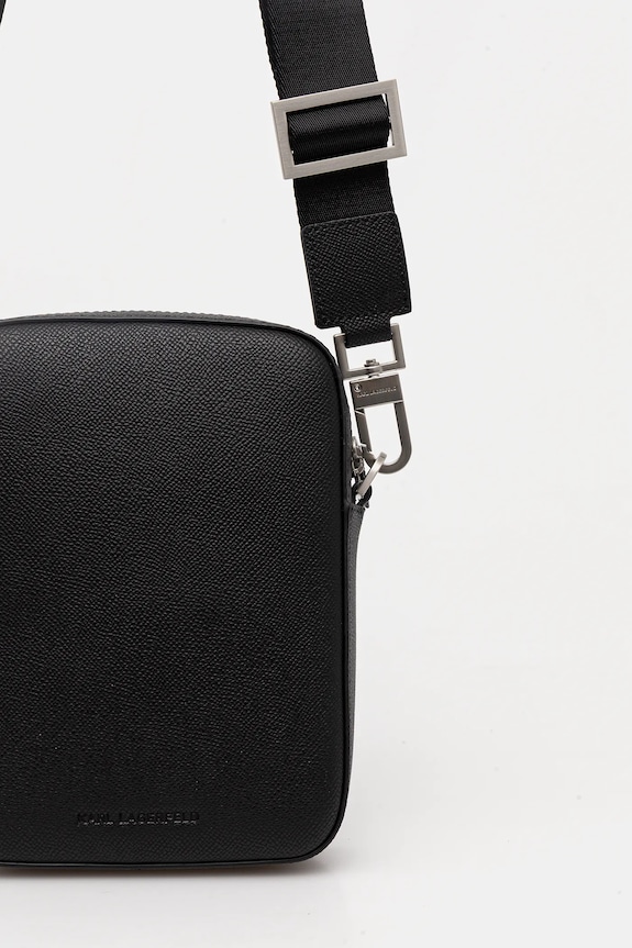 Karl Lagerfeld borsetă de piele K/MONOGRAM negru B1M30209