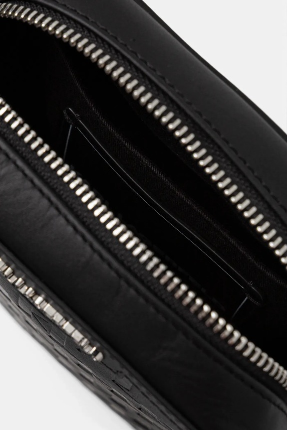 Шкіряна сумка Karl Lagerfeld K/LOOM B1M30210 чорний