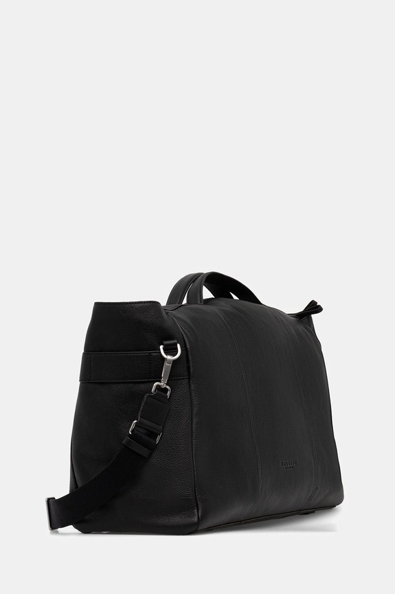 Kožená taška Marc O'Polo 56 x 30 x 25 cm 5000009079 černá SS26