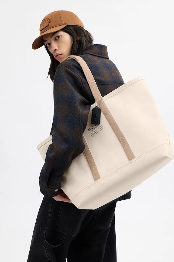 Coach taška bavlněná Utility Tote CCW72