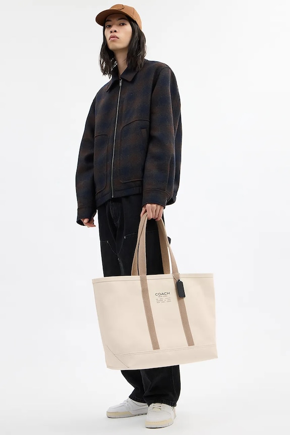 Coach taška bavlněná Utility Tote CCW72
