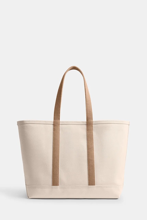 Coach taška bavlněná Utility Tote CCW72 béžová SS26