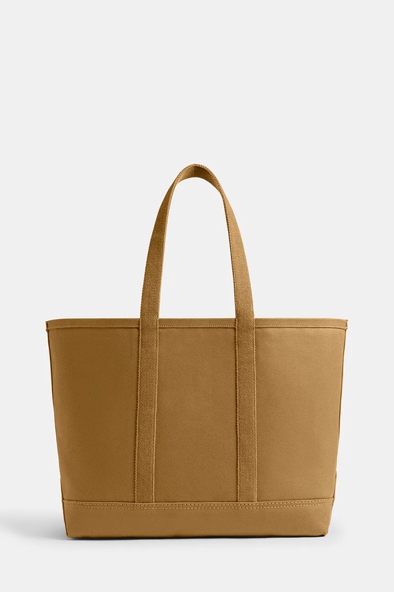Coach τσάντα βαμβακερή Utility Tote CCW72 καφέ SS26