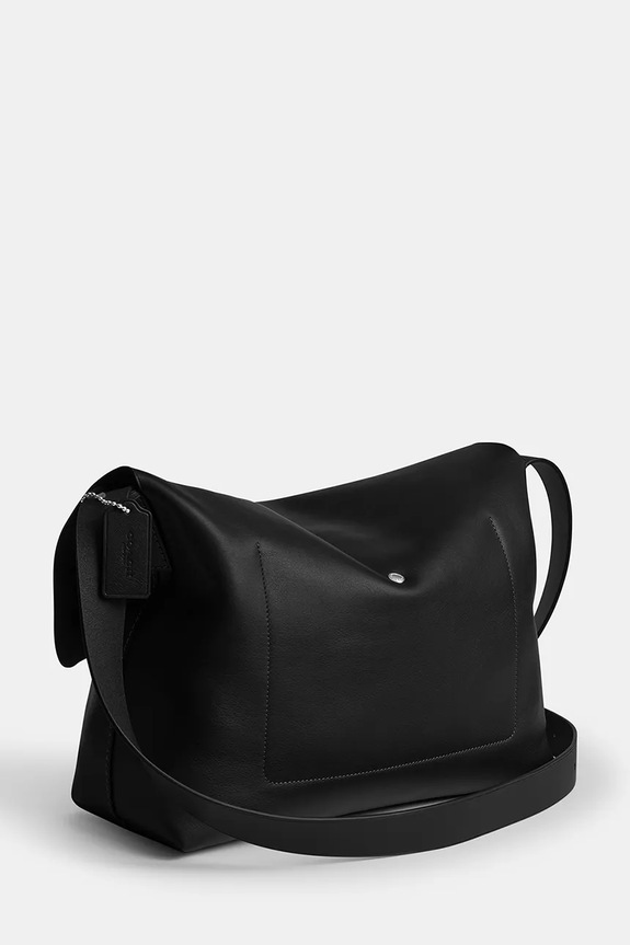 Αξεσουάρ Δερμάτινη τσάντα Coach Ludlow Messenger CCB58 μαύρο