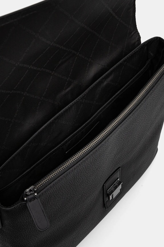 Michael Kors torba skórzana 33R6LHDA9L czarny
