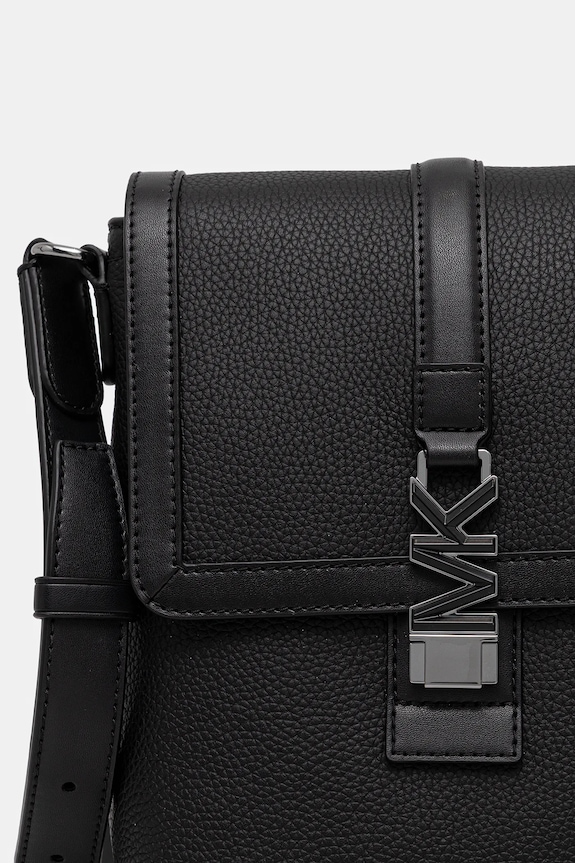 Michael Kors borsetă de piele negru 33R6LHDM8L