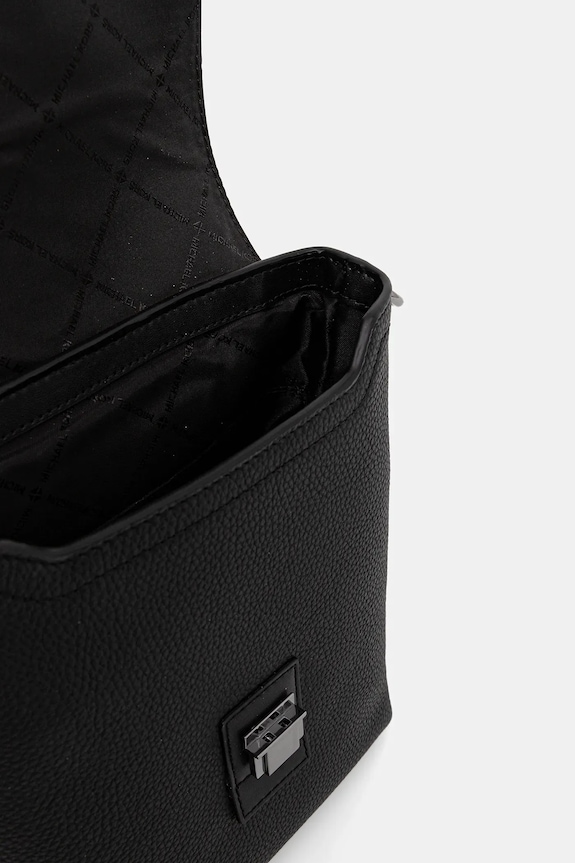 Michael Kors borsetă de piele 33R6LHDM8L negru