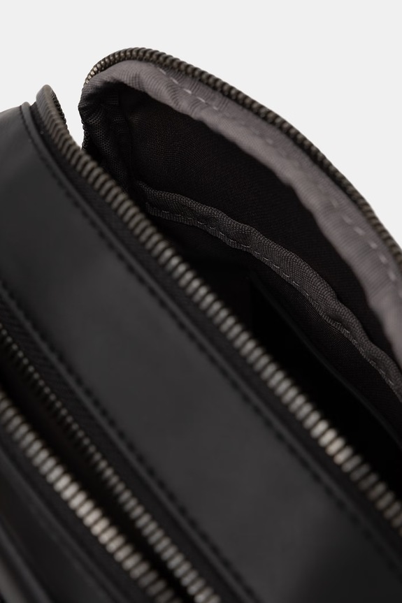 Calvin Klein saszetka na ramię męska z imitacji skóry LV04D3368G czarny