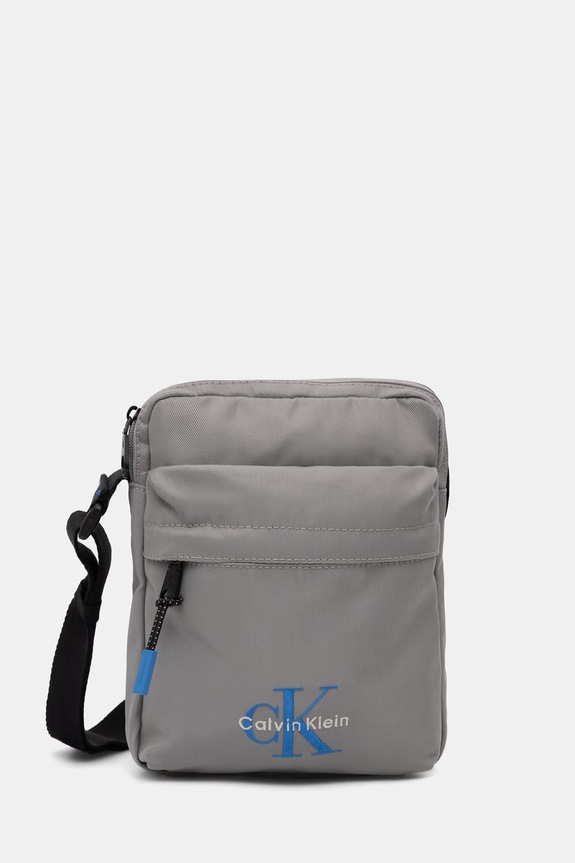Calvin Klein saszetka męska szary LV04D3421G