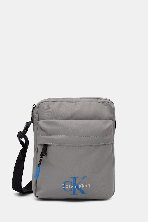 Calvin Klein saszetka męska szary LV04D3421G