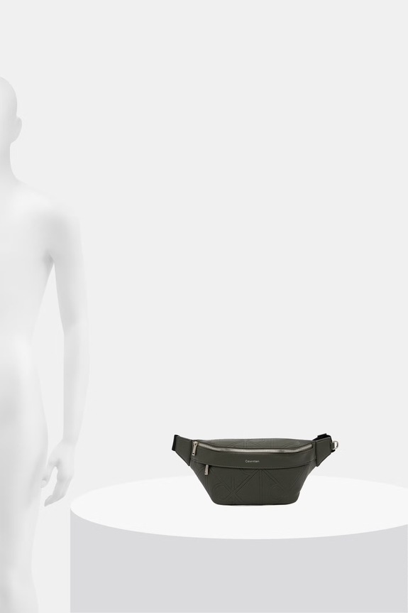 Calvin Klein nerka męska z imitacji skóry LV04D3332G zielony
