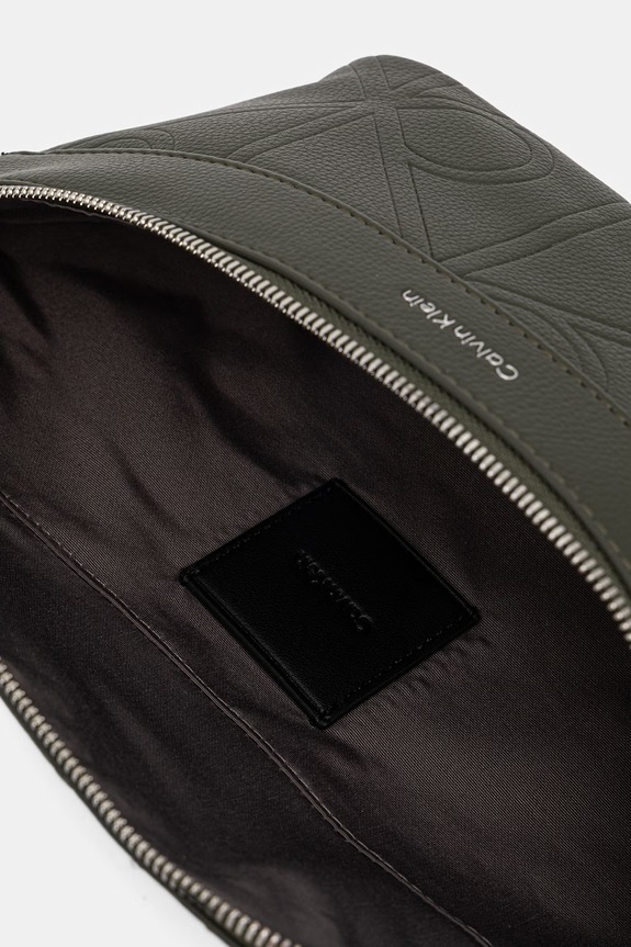 Calvin Klein nerka męska z imitacji skóry zielony LV04D3332G