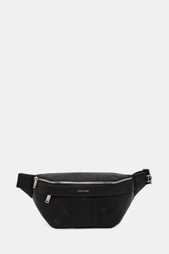 Calvin Klein nerka męska z imitacji skóry czarny LV04D3332G
