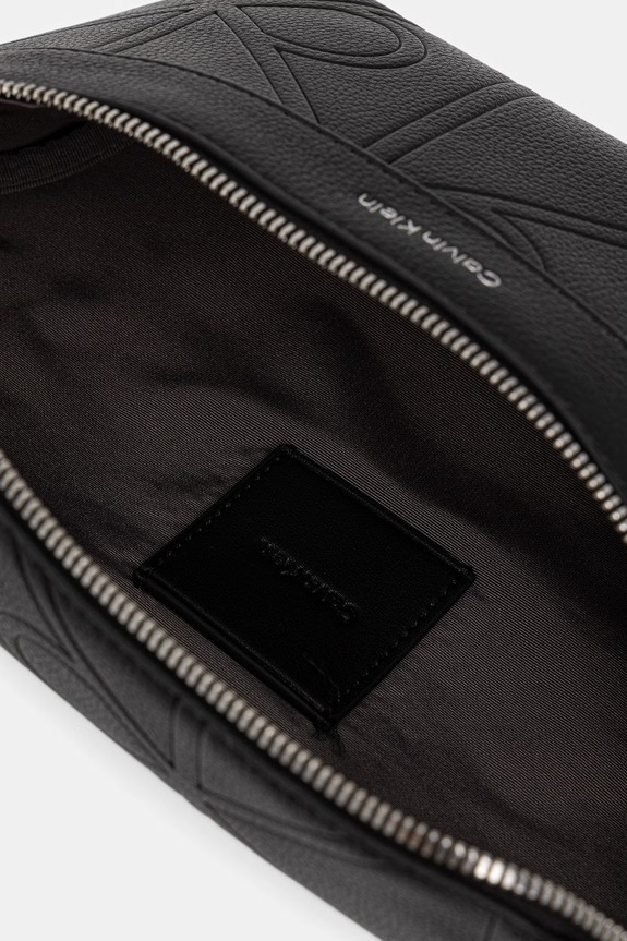 Calvin Klein nerka męska z imitacji skóry czarny LV04D3332G