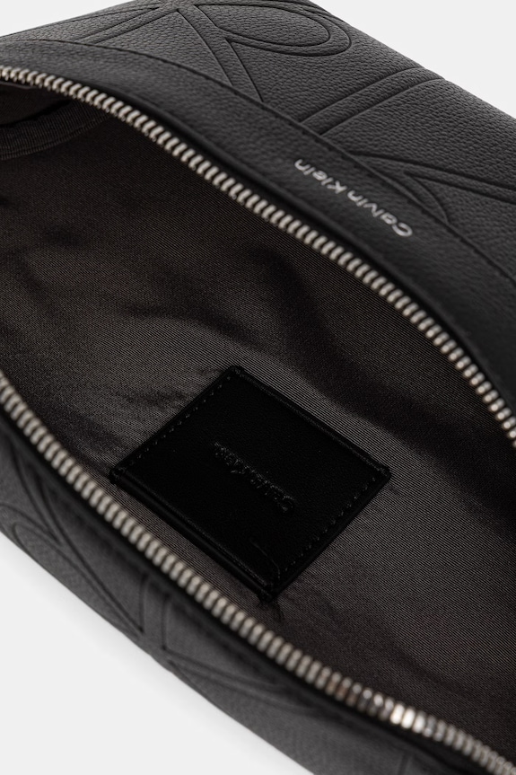 Calvin Klein nerka męska z imitacji skóry czarny LV04D3332G