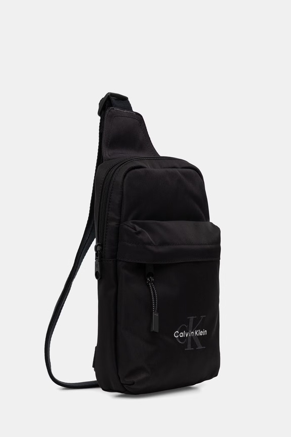 Calvin Klein saszetka na ramię męska LV04D3300G czarny SS26