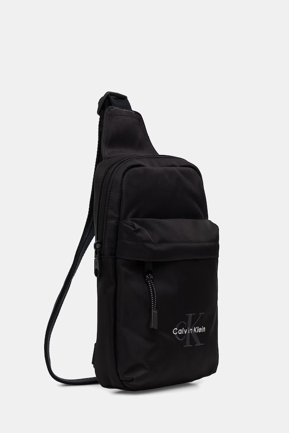 Calvin Klein saszetka na ramię męska LV04D3300G czarny SS26