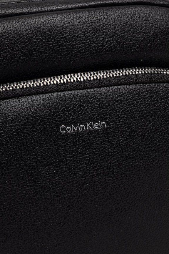 Calvin Klein gentuță de umăr pentru bărbați cu imitație de piele negru LV04D3317G