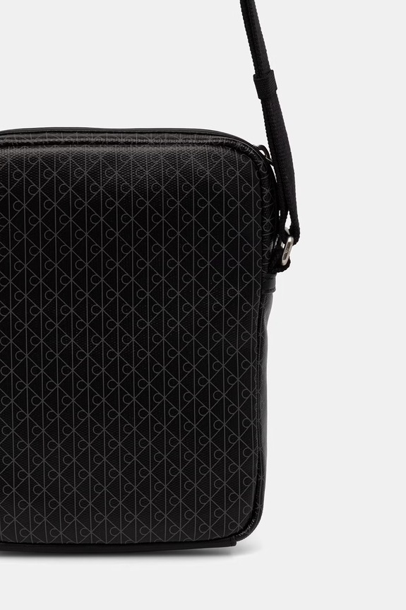 Akcesoria Calvin Klein saszetka męska z imitacji skóry LV04D3334G czarny