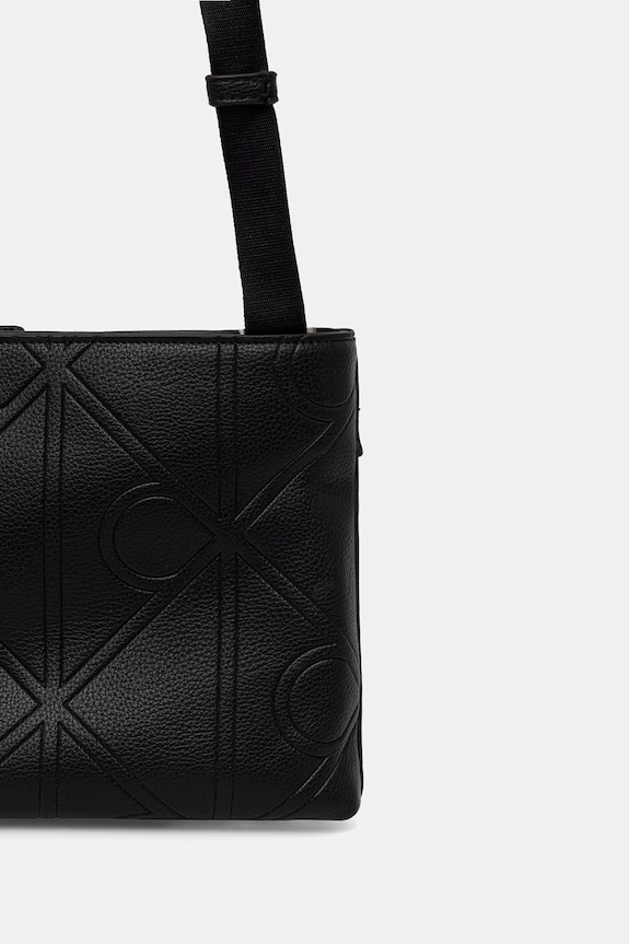 Akcesoria Calvin Klein saszetka męska z imitacji skóry LV04D3370G czarny