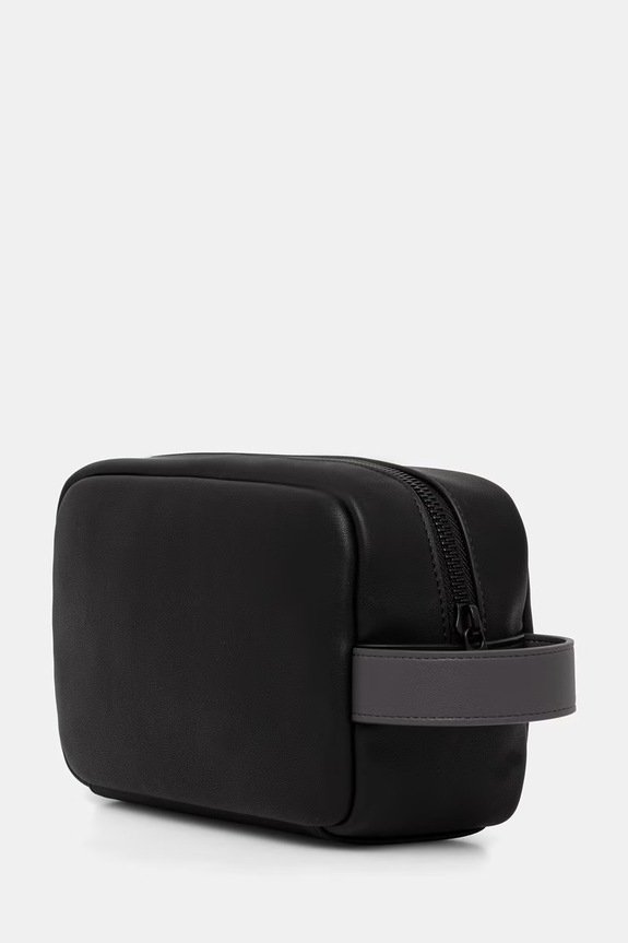Calvin Klein kosmetyczka męska z imitacji skóry LV04D1238G czarny SS26
