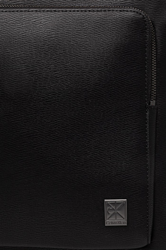Calvin Klein aktówka męska z imitacji skóry czarny LV04D3290G