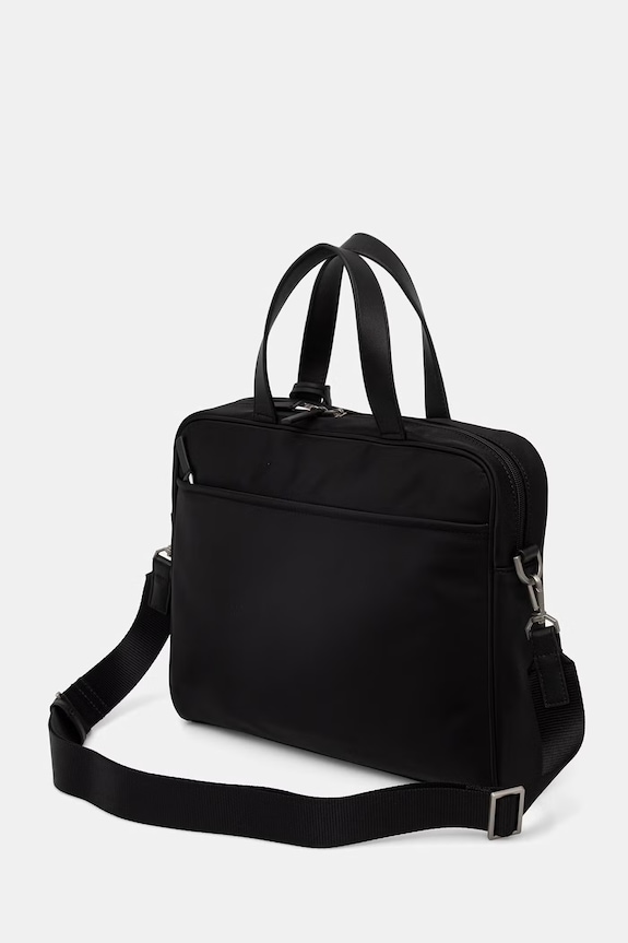 Doplnky Calvin Klein puzdro na notebook pánske z imitácie kože LV04D3351G čierna