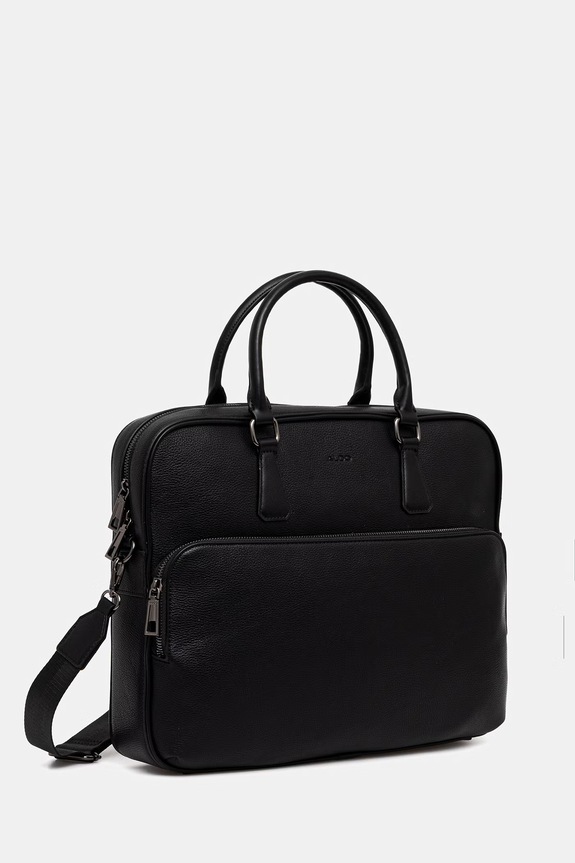 Aldo torba na laptopa męska z imitacji skóry BRION BRION.001 czarny SS26