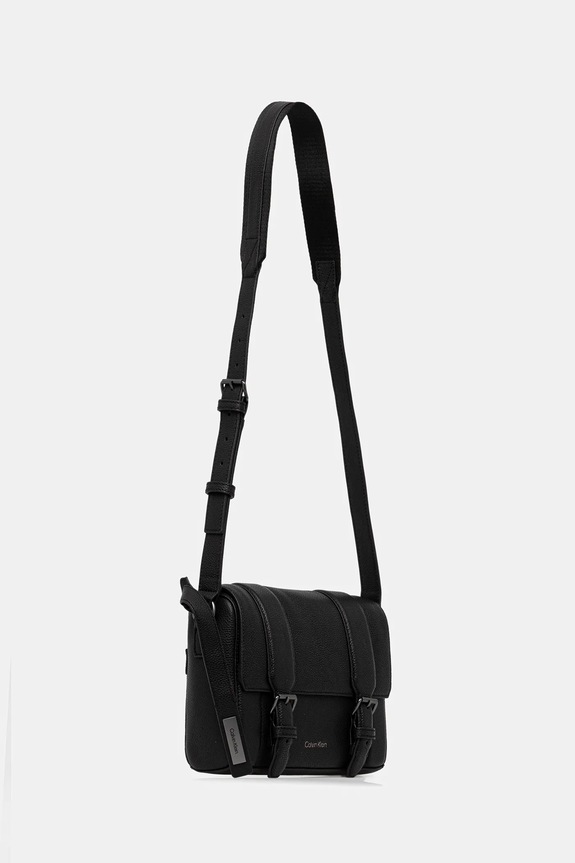 Calvin Klein borsetă de piele LV04D3162G negru SS26