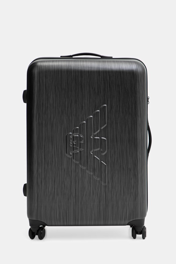 Kufr Emporio Armani hladký šedá EM001931.AF15459