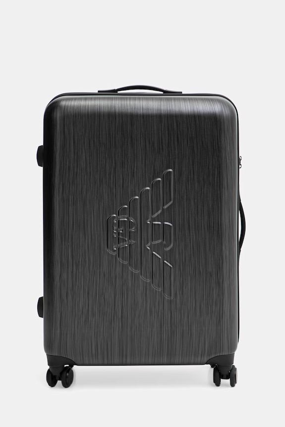 Kufr Emporio Armani hladký šedá EM001931.AF15459
