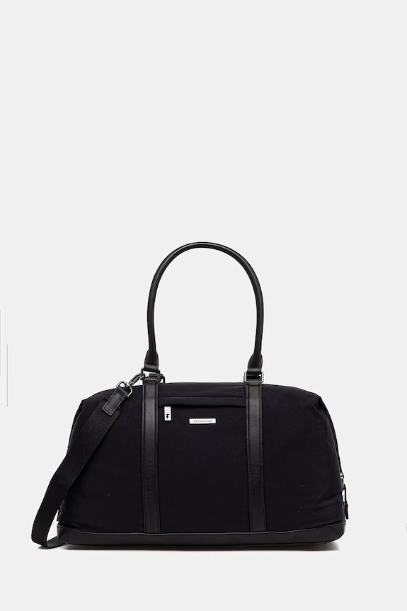 Τσάντα Trussardi υφασμάτινο μαύρο Z389E006551N