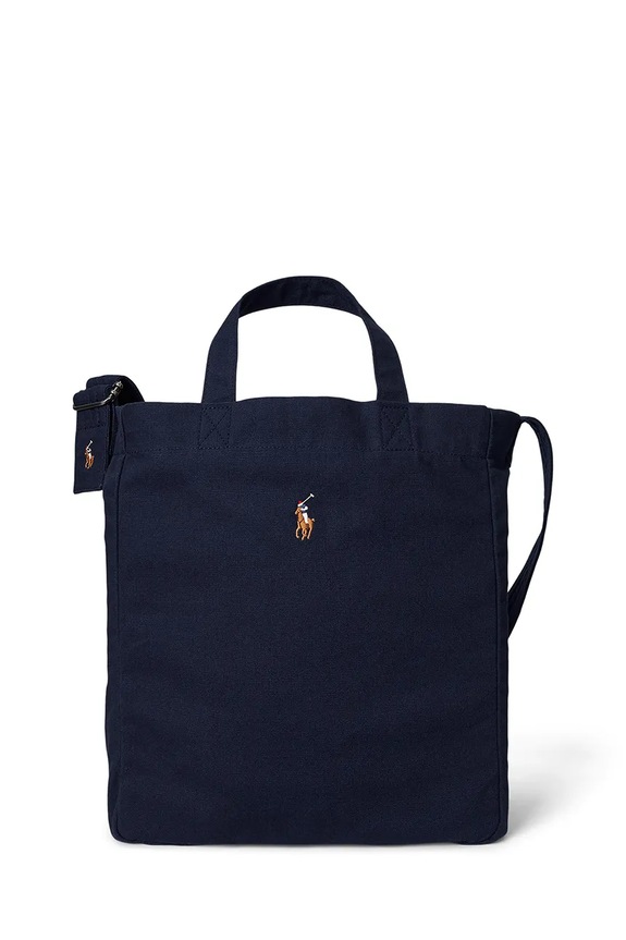 Polo Ralph Lauren torba męska bawełniana granatowy 405967606