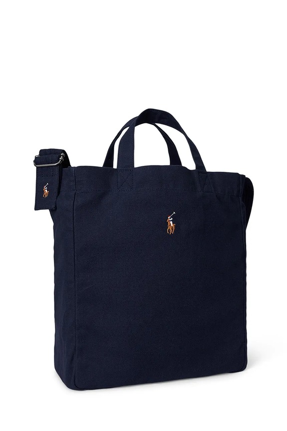 Akcesoria Polo Ralph Lauren torba męska bawełniana 405967606 granatowy