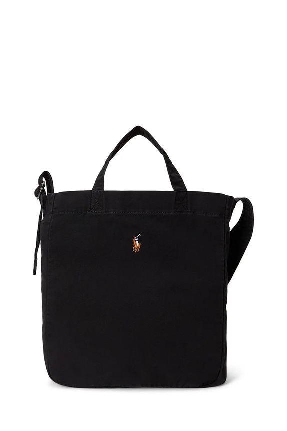 Polo Ralph Lauren torba męska bawełniana czarny 405967606