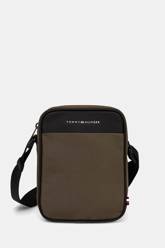 Tommy Hilfiger taška cez rameno pánska zelená AM0AM14150