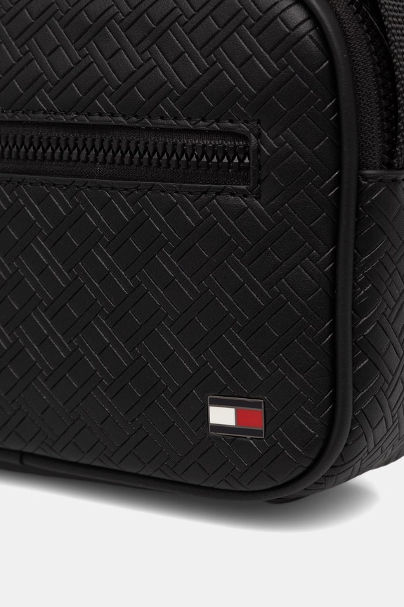 Tommy Hilfiger saszetka na ramię męska z imitacji skóry AM0AM14192 czarny