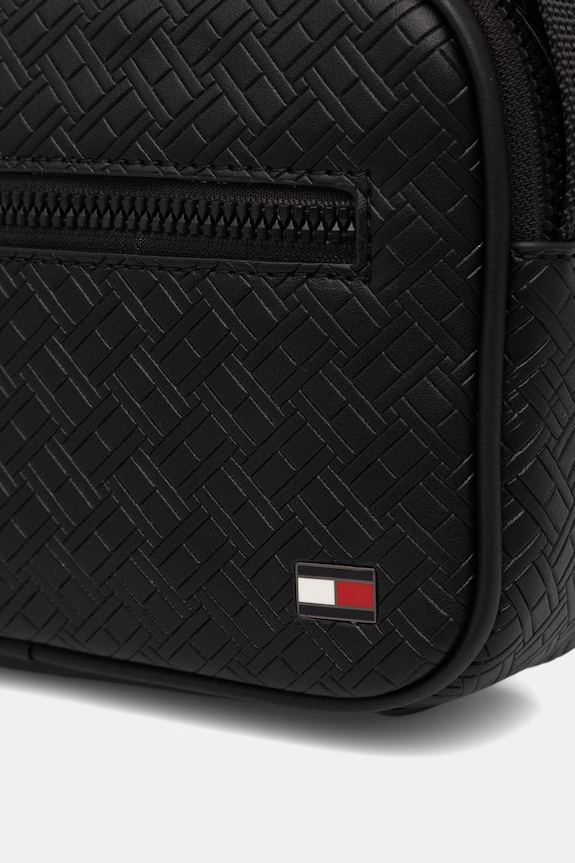 Tommy Hilfiger saszetka na ramię męska z imitacji skóry AM0AM14192 czarny