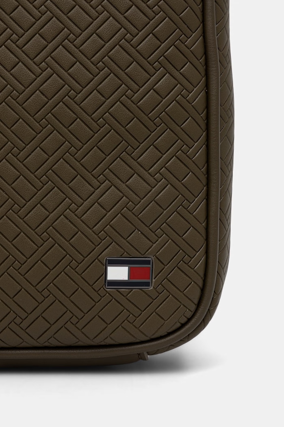 Tommy Hilfiger saszetka męska z imitacji skóry AM0AM14193 zielony