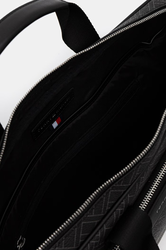Tommy Hilfiger taška pánska z imitácie kože AM0AM14141 čierna