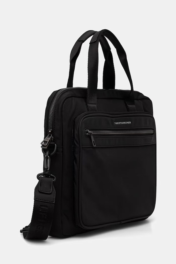 Tommy Hilfiger torba na laptopa męska AM0AM14149 czarny SS26