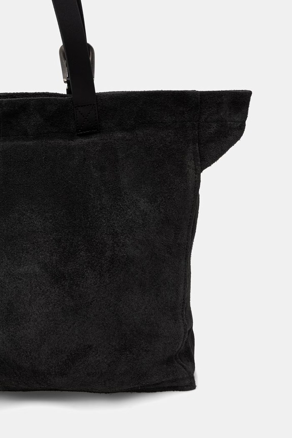 Dodaci Torba od brušene kože AllSaints HAVEN M186XD crna