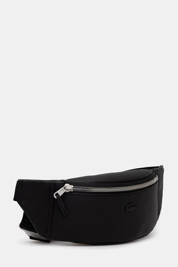 Lacoste borsetă de piele NH2816CE negru SS26