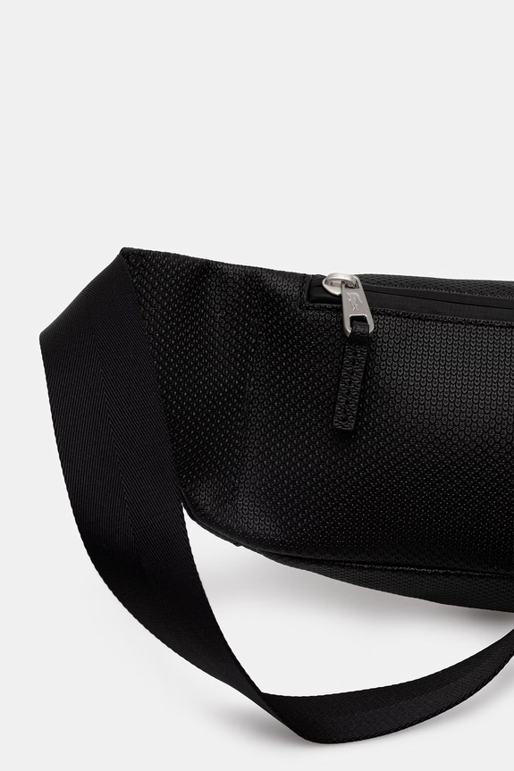 Accesorii Lacoste borsetă de piele NH2816CE negru