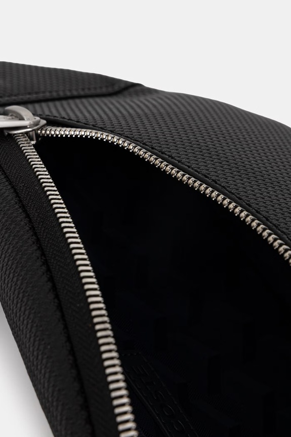 Lacoste borsetă de piele NH2816CE negru