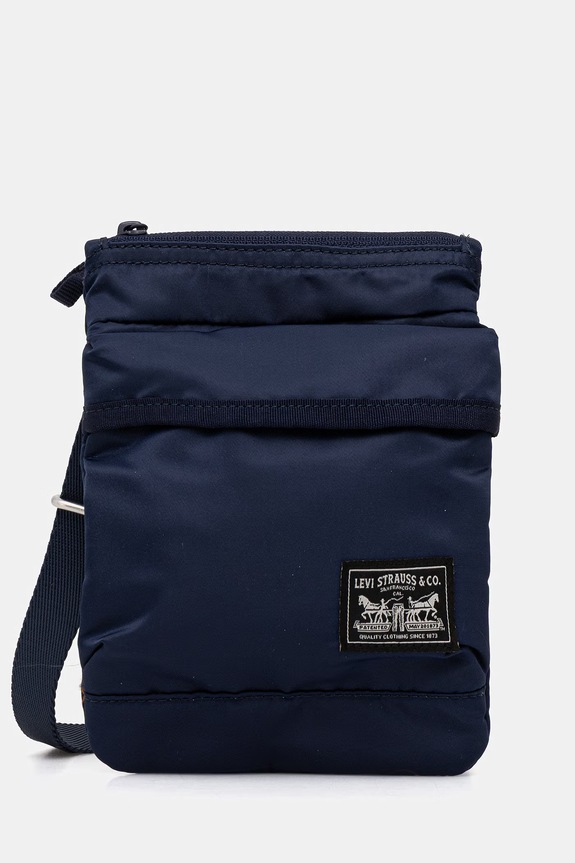 Levi's saszetka MISSION BAY POUCH nie mieści A4 niebieski 005CU