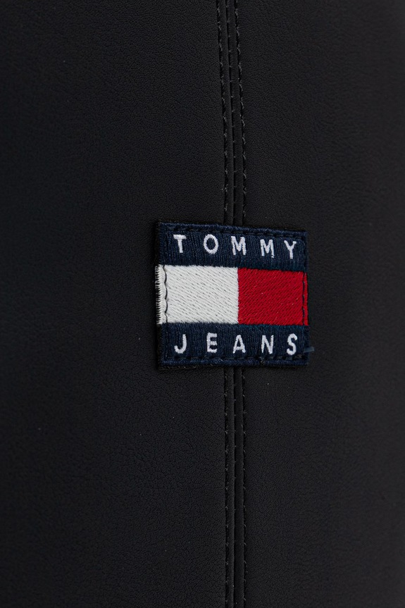 Tommy Jeans taška cez rameno pánska z imitácie kože AM0AM14292 čierna