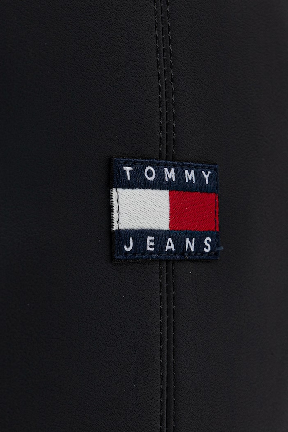Tommy Jeans taška cez rameno pánska z imitácie kože AM0AM14292 čierna