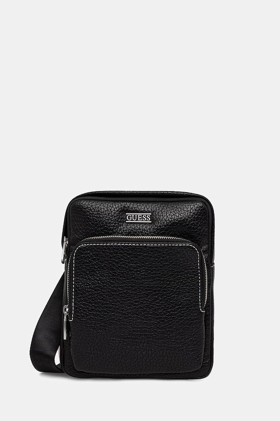 Guess saszetka BOSTON nie mieści A4 czarny HMBOGS.P6223
