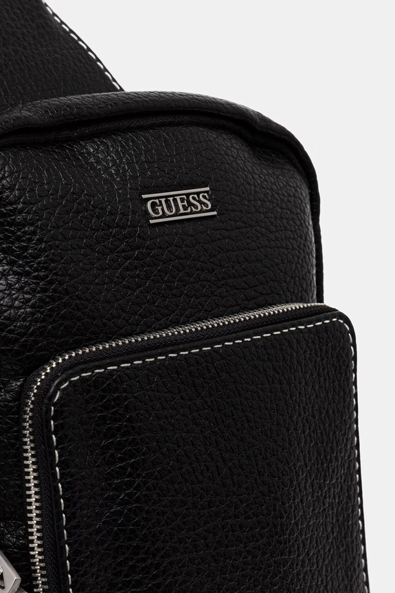 Guess mestský ruksak pánsky z imitácie kože BOSTON čierna HMBOGS.P6226